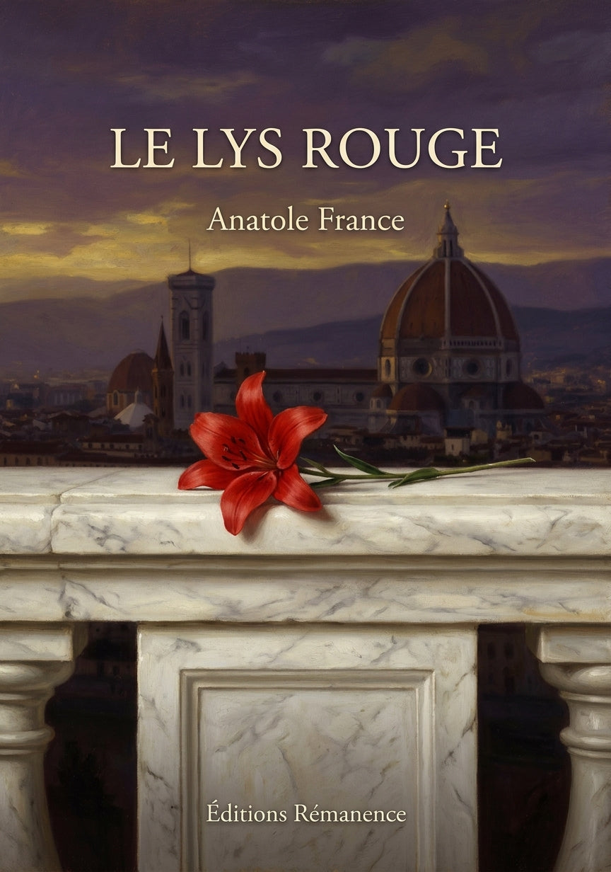 Livre Le Lys rouge par Anatole France - Couverture - Editions Remanence