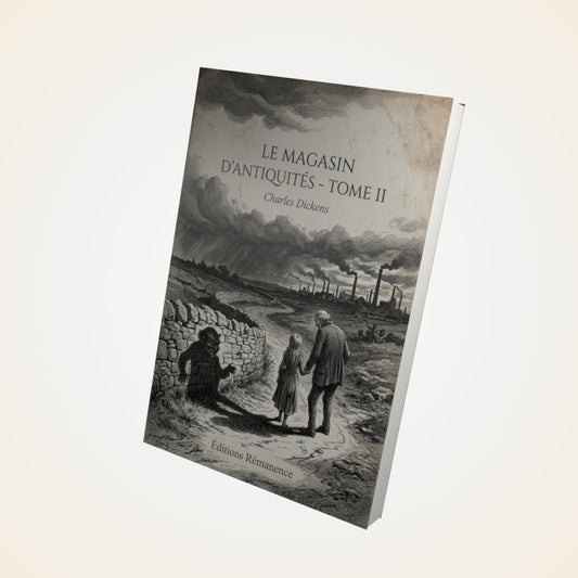 Livre Le magasin d'antiquités - Tome II - Charles Dickens - Couverture 3D