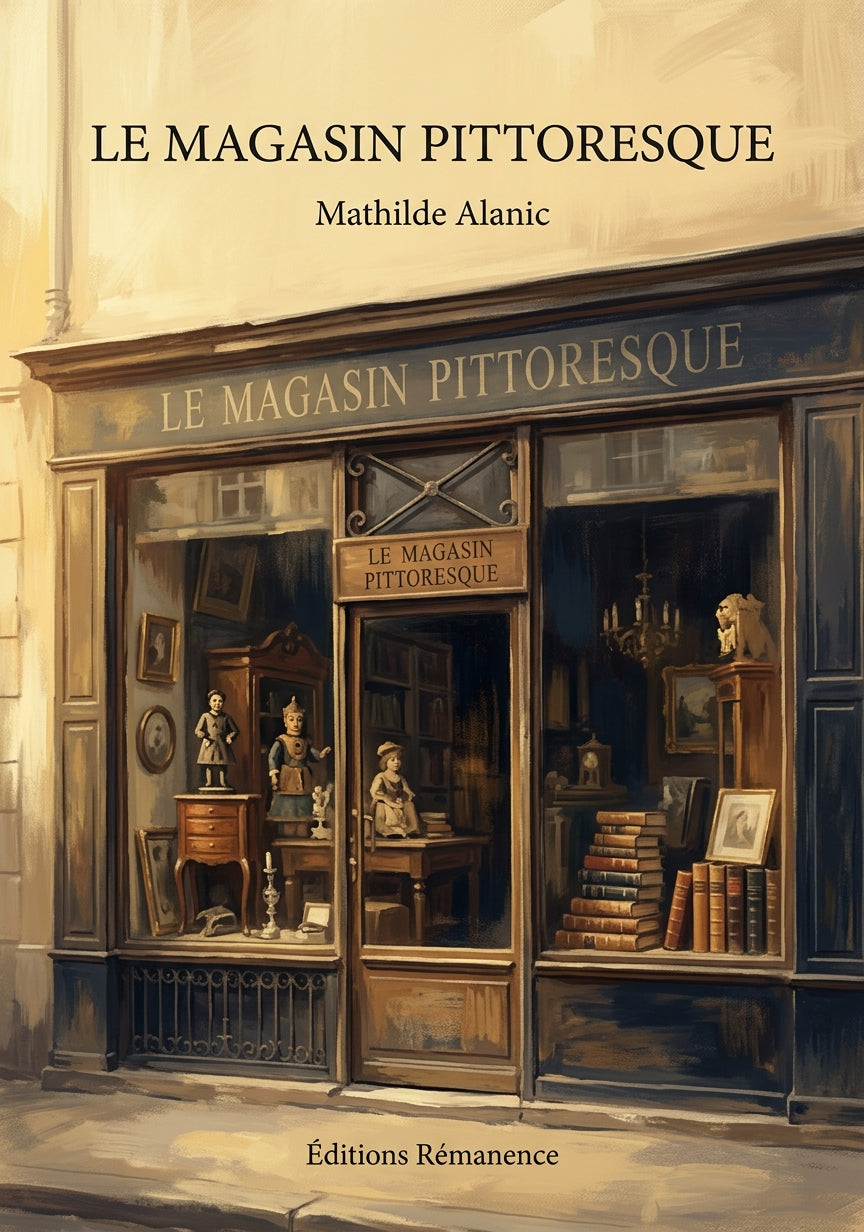 Livre Le Magasin pittoresque par Mathilde Alanic - Couverture - Editions Remanence