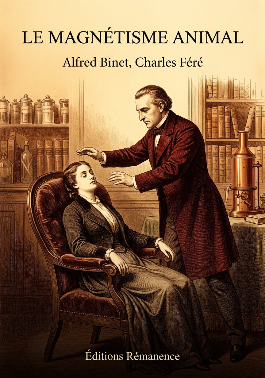 Livre Le magnétisme animal par Alfred Binet, Charles Féré - Couverture - Editions Remanence