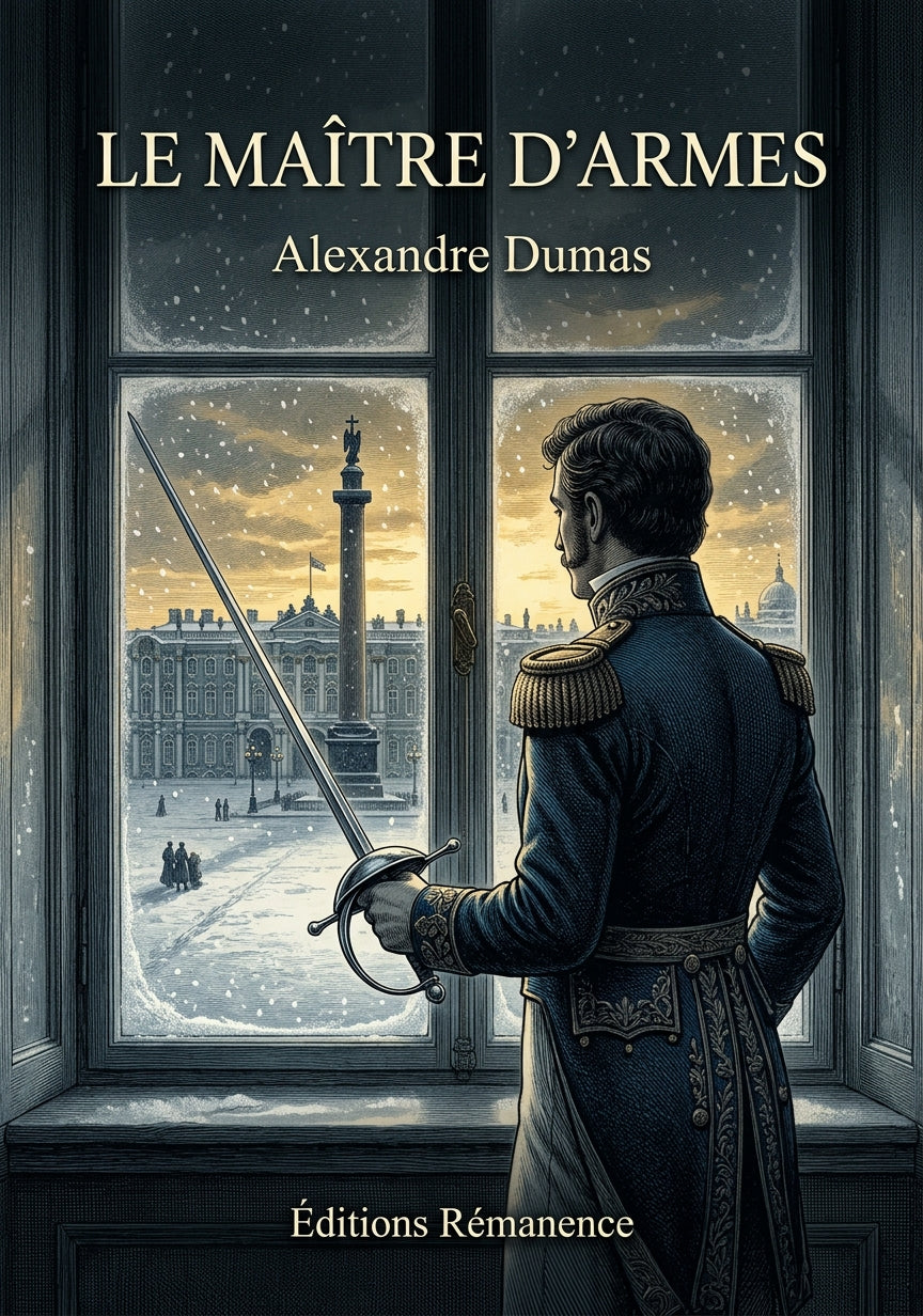 Livre Le Maître d’armes par Alexandre Dumas - Couverture - Editions Remanence