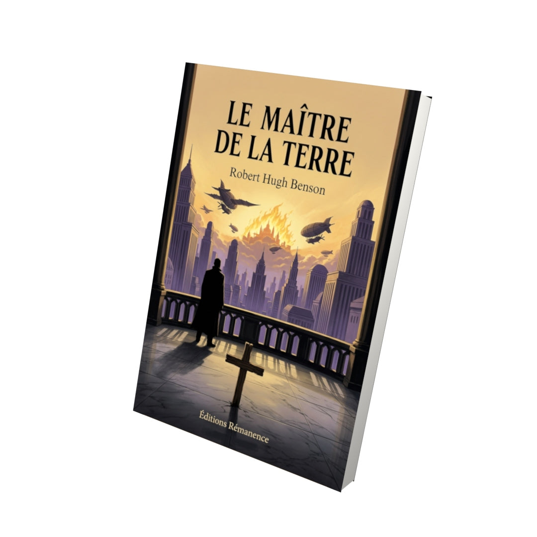Livre Le Maître de la terre par Robert Hugh Benson - Vue 3D - Editions Remanence