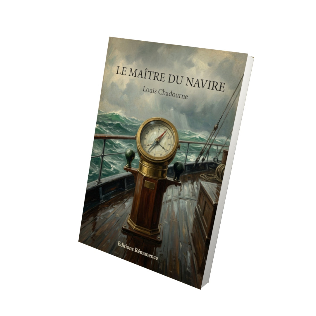 Livre Le Maître du Navire - Louis Chadourne - Vue 3D - Editions Remanence