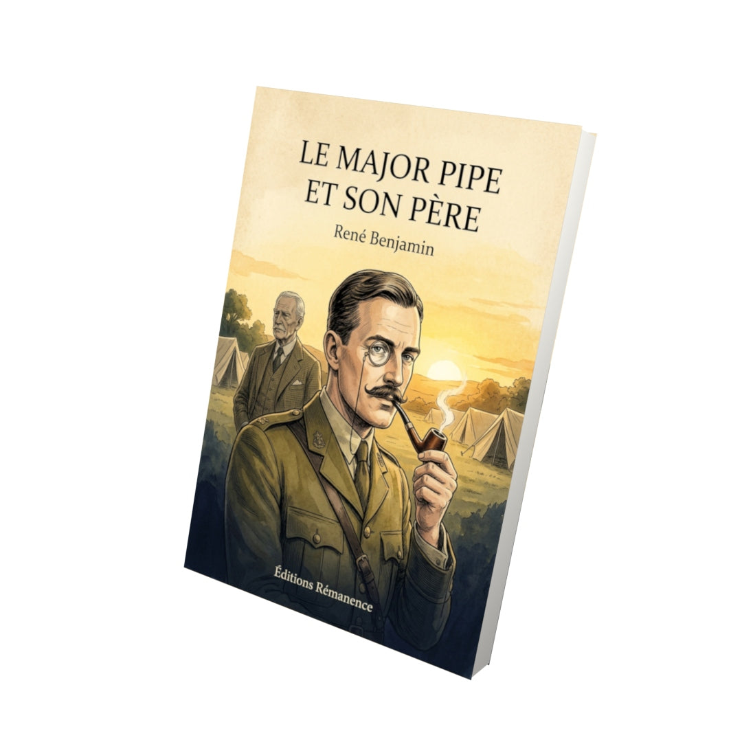 Livre Le Major Pipe et son père par René Benjamin - Vue 3D - Editions Remanence