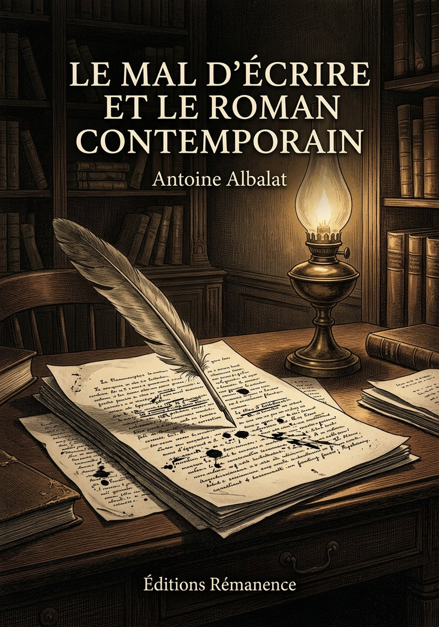 Livre Le Mal d’écrire et le roman contemporain par Antoine Albalat - Couverture - Editions Remanence