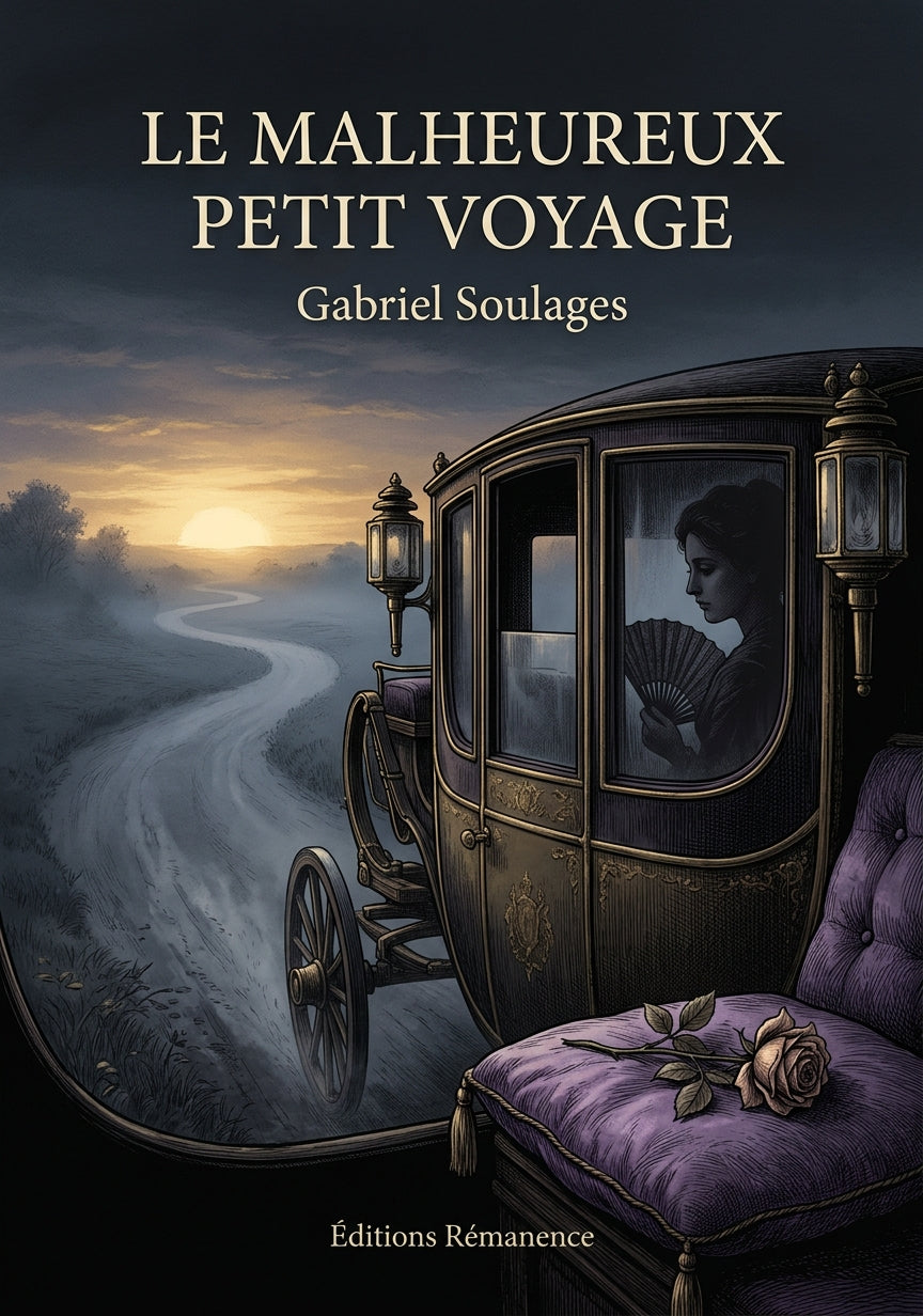 Livre Le Malheureux petit voyage par Gabriel Soulages - Couverture - Editions Remanence