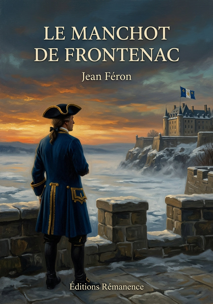 Livre Le manchot de Frontenac par Jean Féron - Couverture - Editions Remanence