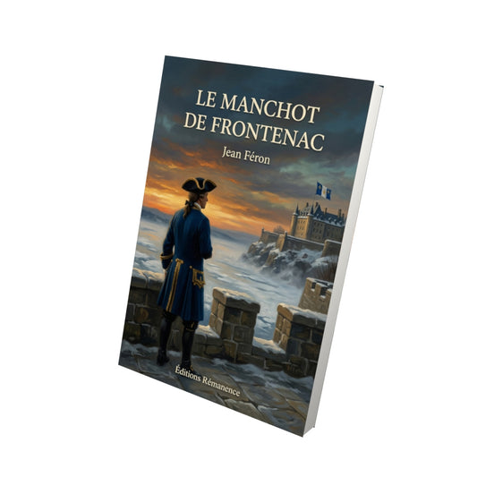 Livre Le manchot de Frontenac par Jean Féron - Vue 3D - Editions Remanence