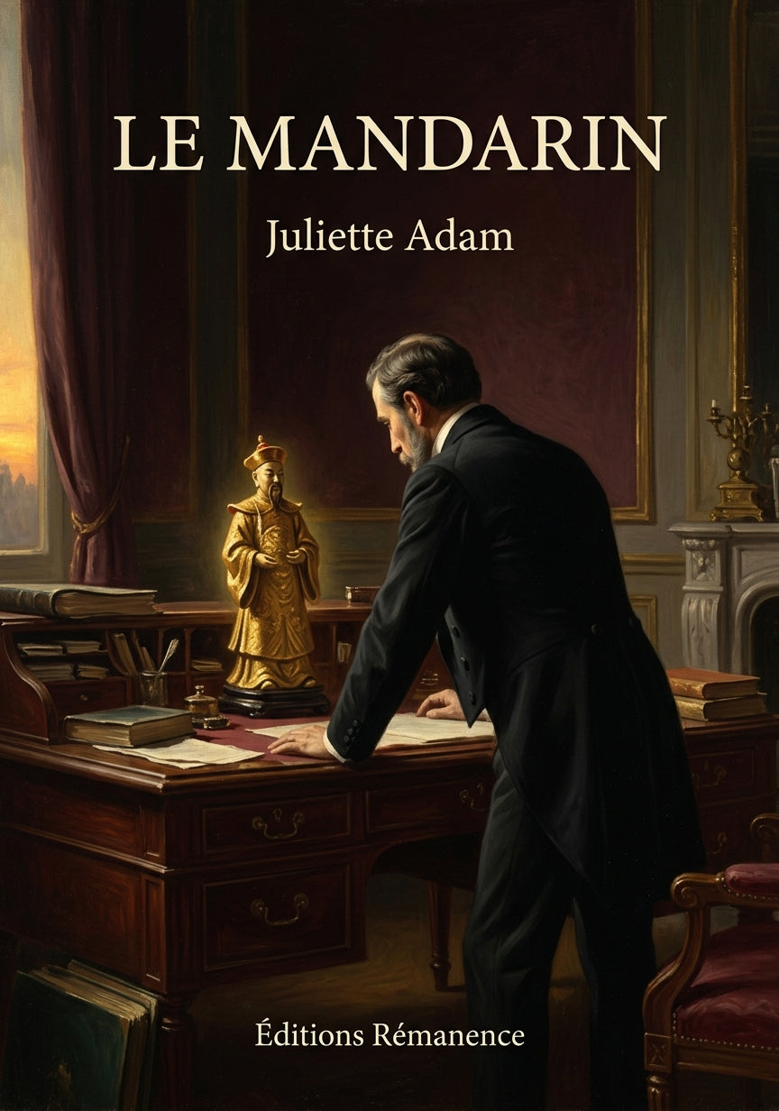 Livre Le Mandarin par Juliette Adam - Couverture - Editions Remanence