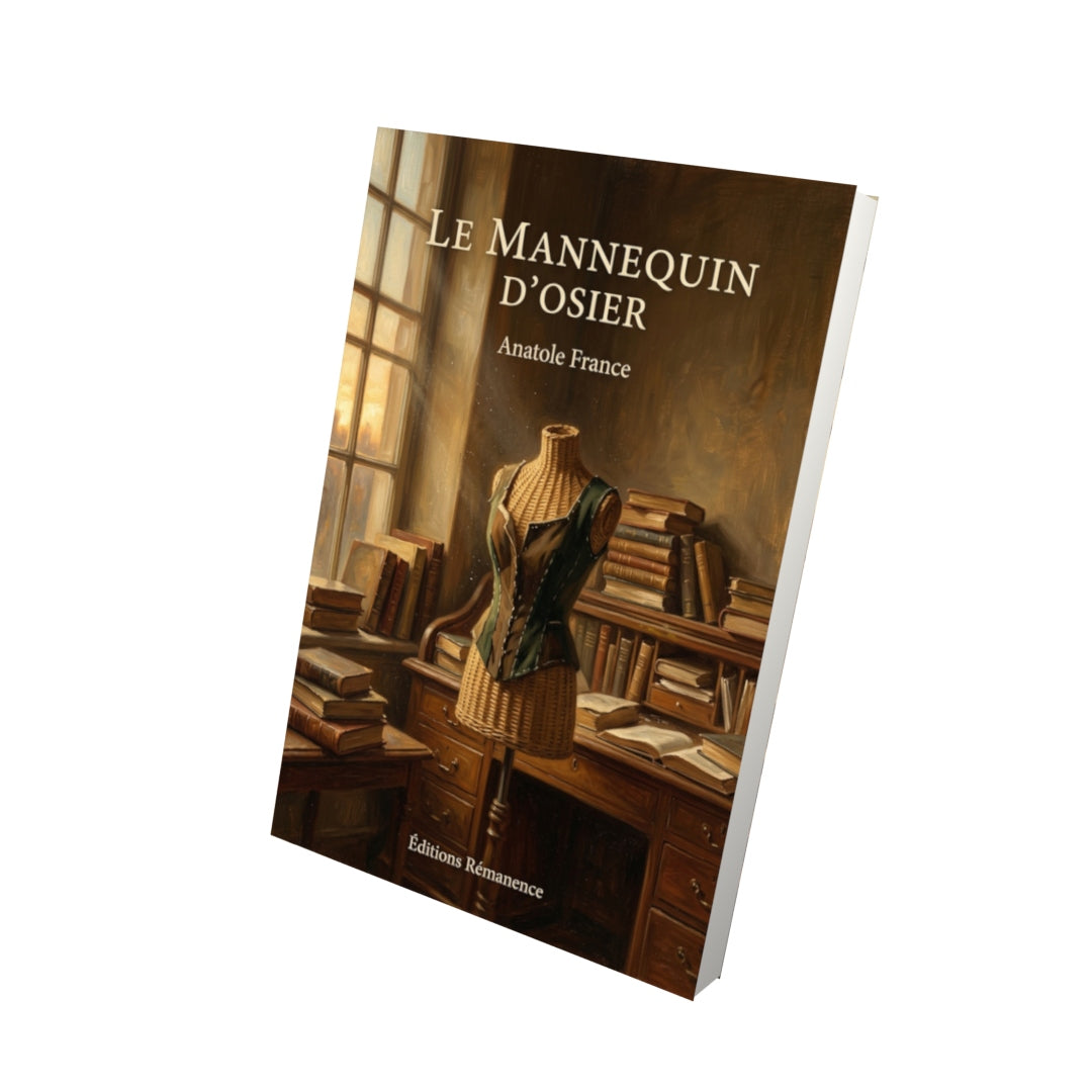 Livre Le Mannequin d’osier par Anatole France - Vue 3D - Editions Remanence