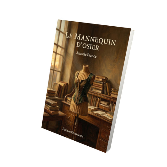 Livre Le Mannequin d’osier par Anatole France - Vue 3D - Editions Remanence