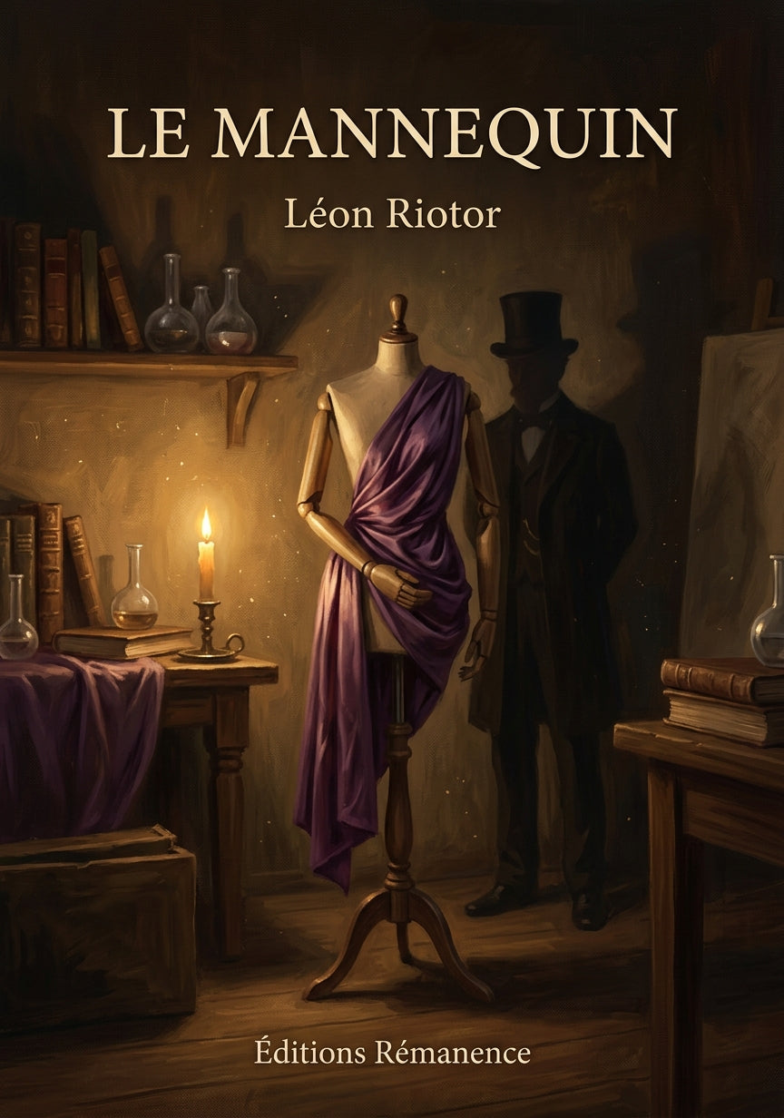 Livre Le Mannequin par Léon Riotor - Couverture - Editions Remanence