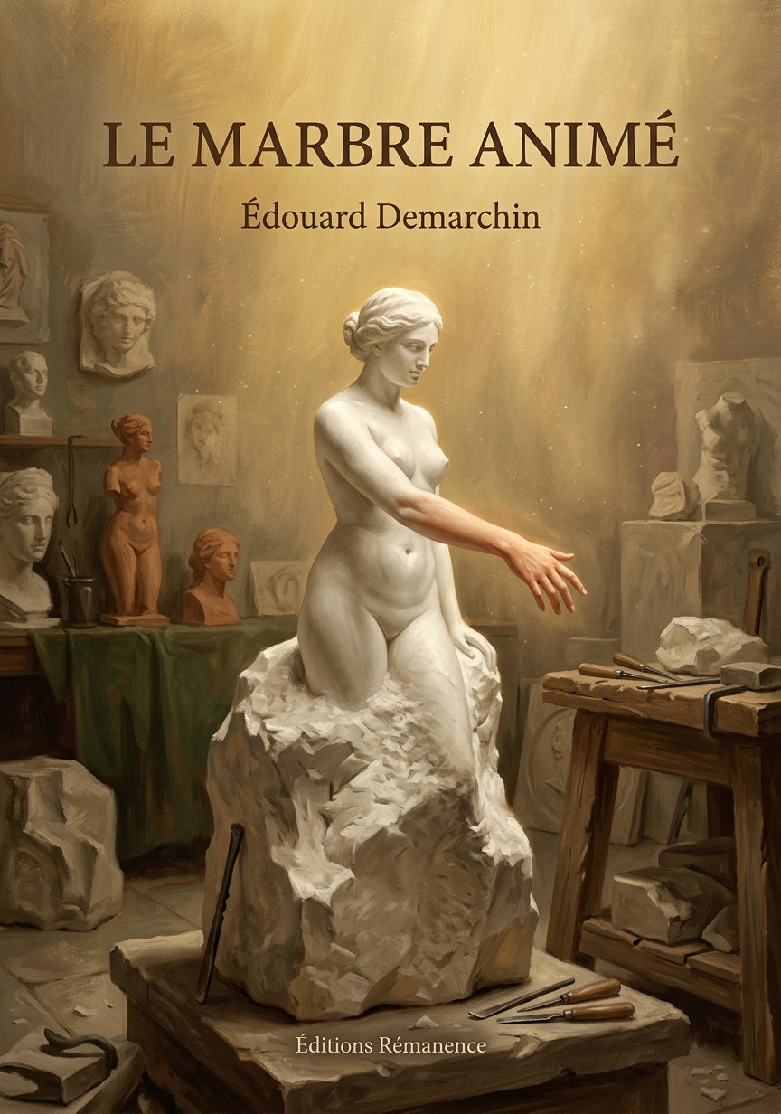Livre Le marbre animé par Édouard Demarchin - Couverture - Editions Remanence