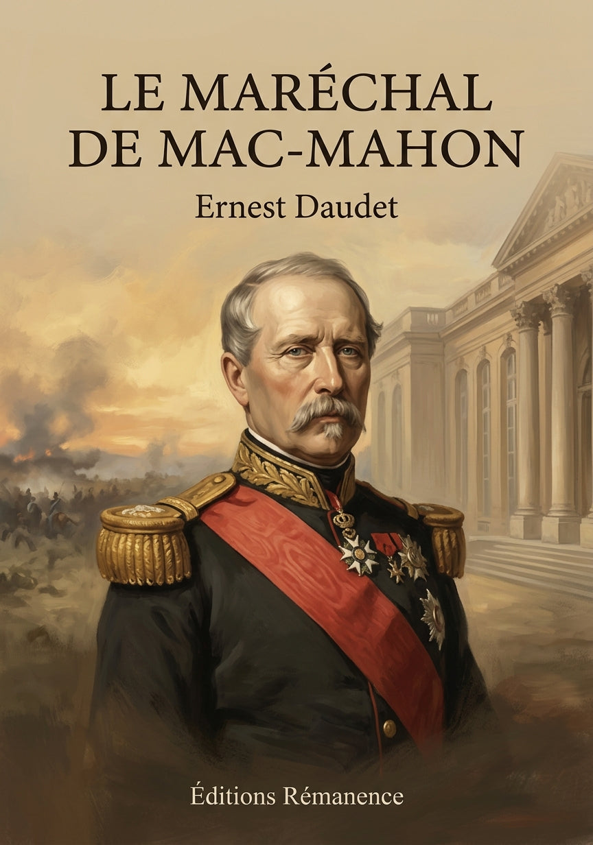 Livre Le Maréchal de Mac-Mahon par Ernest Daudet - Couverture - Editions Remanence