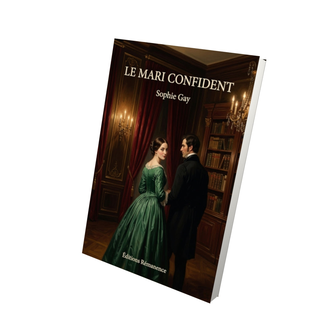 Livre Le Mari confident par Sophie Gay - Vue 3D - Editions Remanence