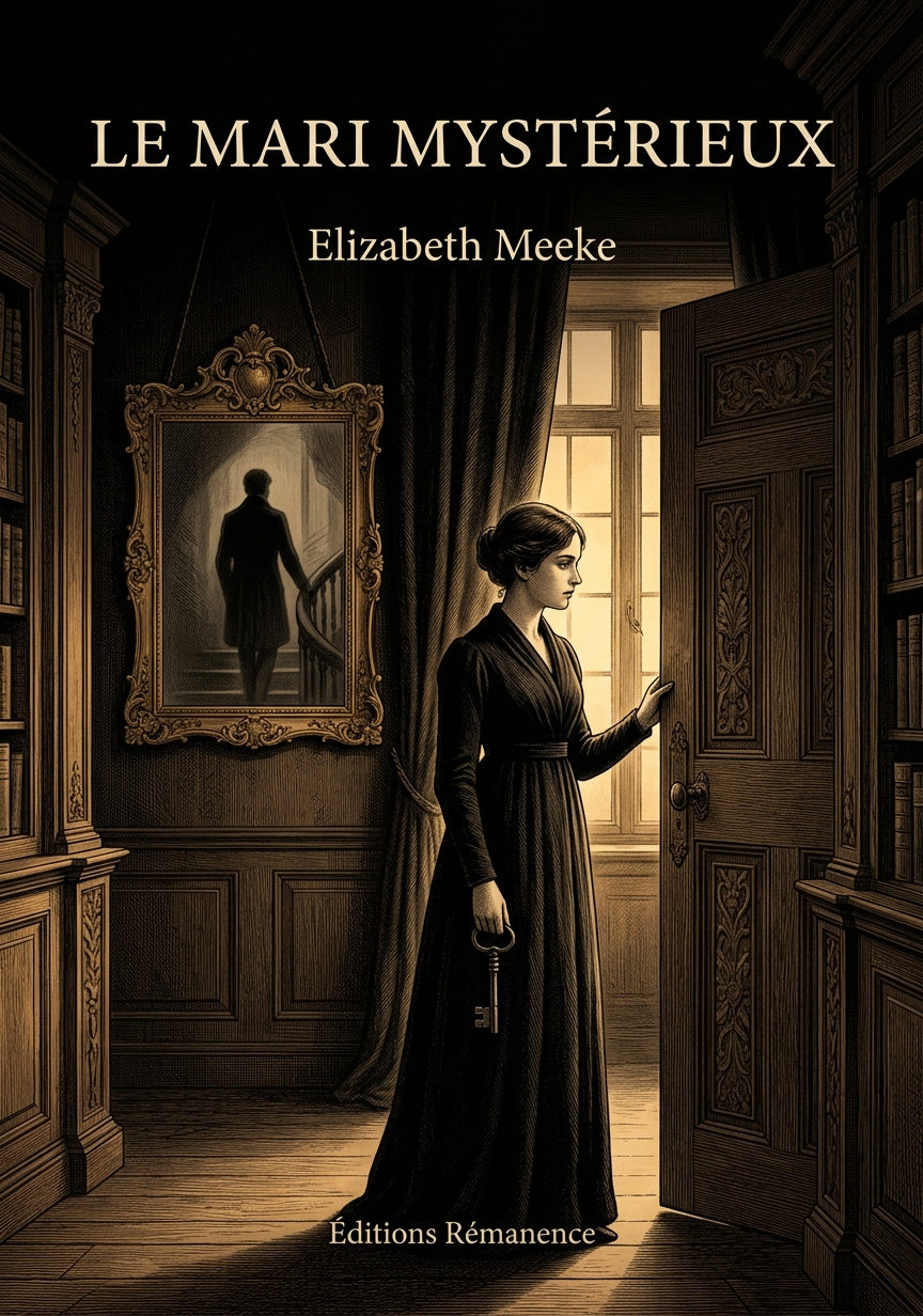 Livre Le Mari mystérieux par Elizabeth Meeke - Couverture - Editions Remanence