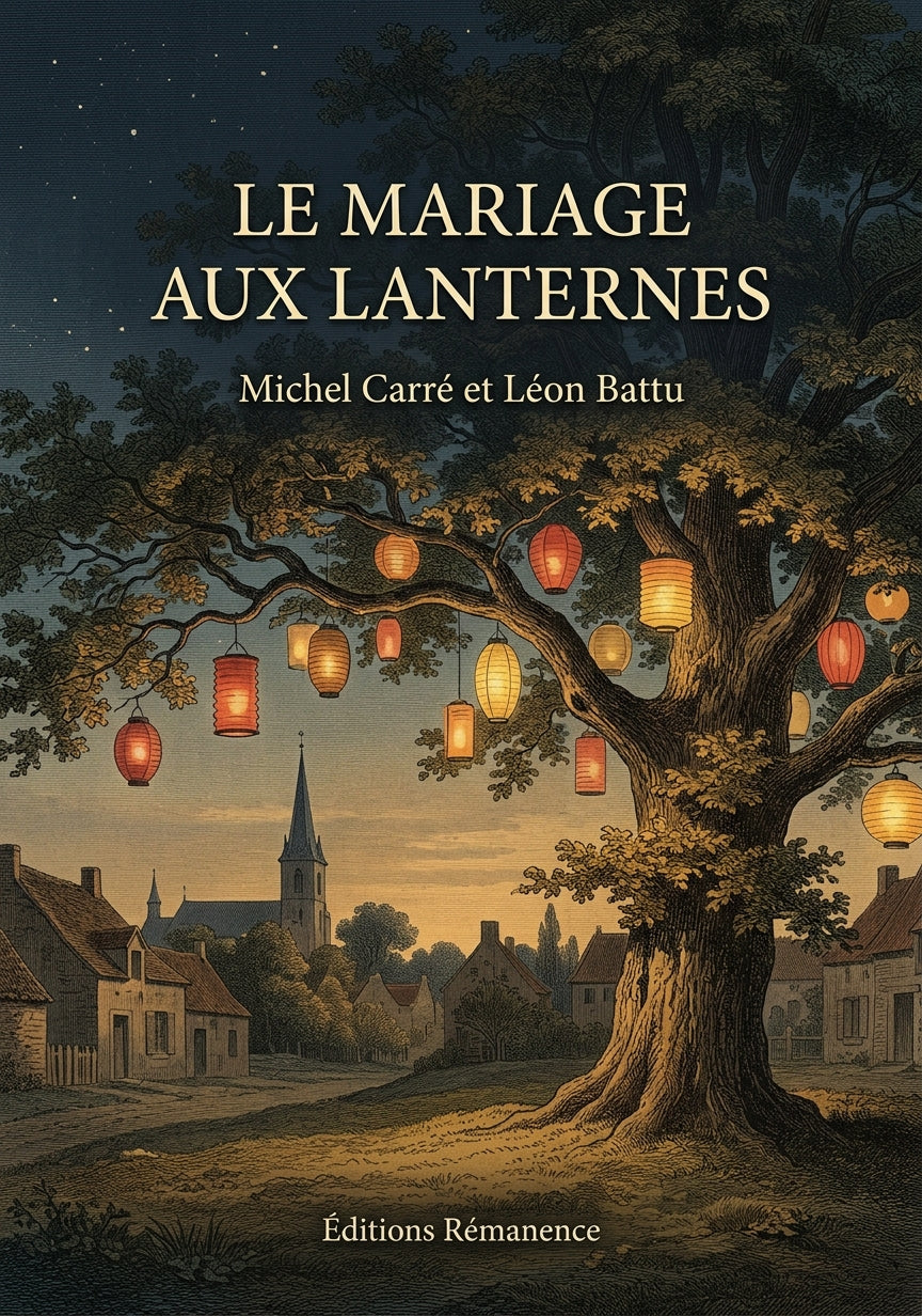 Livre Le Mariage aux lanternes par Michel Carré et Léon Battu - Couverture - Editions Remanence