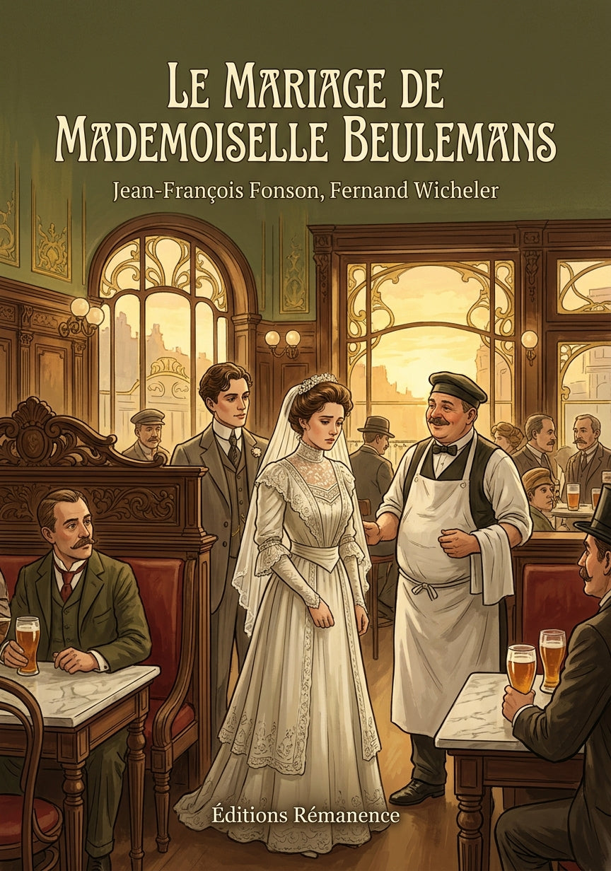 Livre Le Mariage de mademoiselle Beulemans par Jean-François Fonson, Fernand Wicheler - Couverture - Editions Remanence