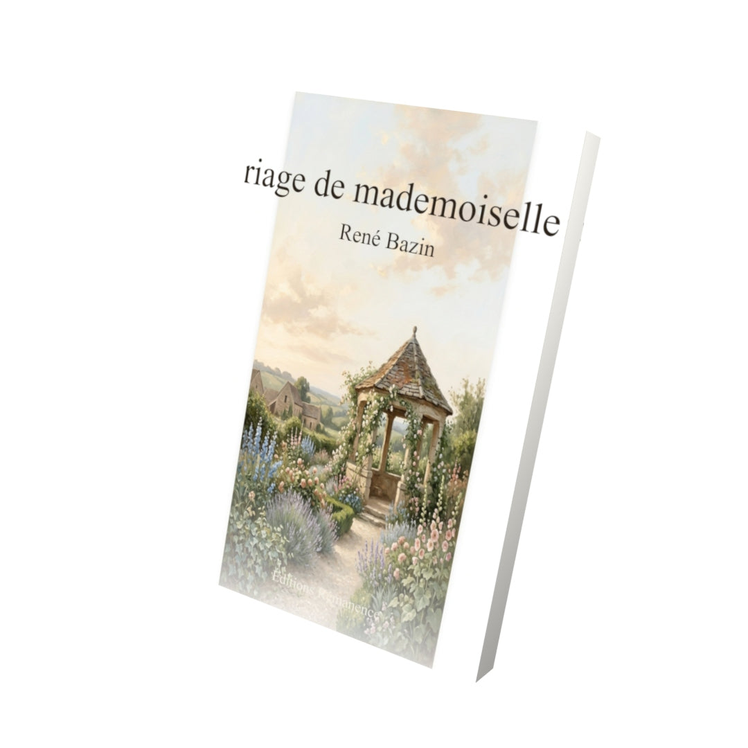 Livre Le mariage de mademoiselle Gimel – René Bazin - Vue 3D - Editions Remanence