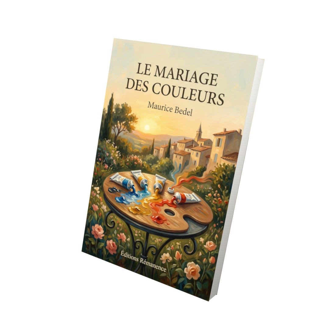 Livre Le Mariage des couleurs par Maurice Bedel - Vue 3D - Editions Remanence