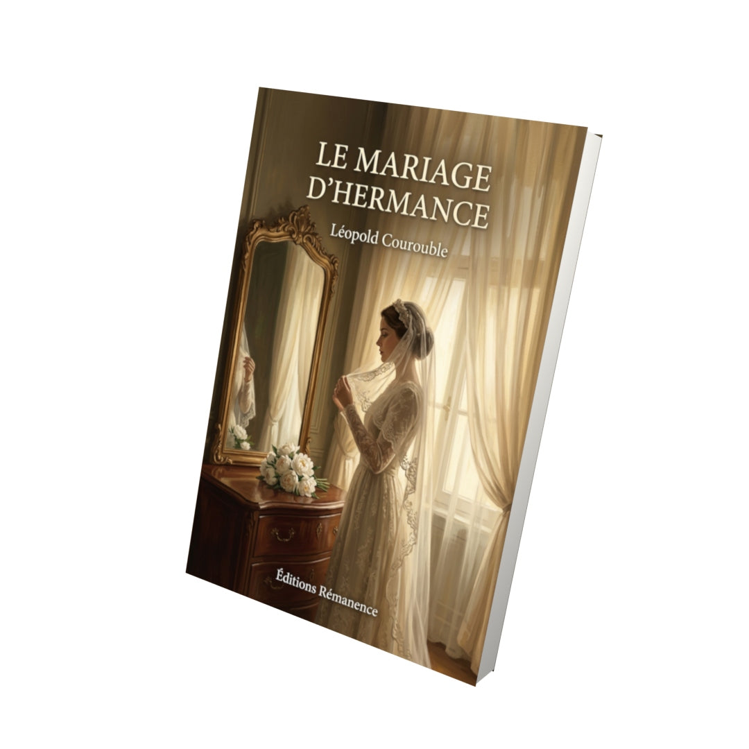 Livre Le Mariage d’Hermance par Léopold Courouble - Vue 3D - Editions Remanence