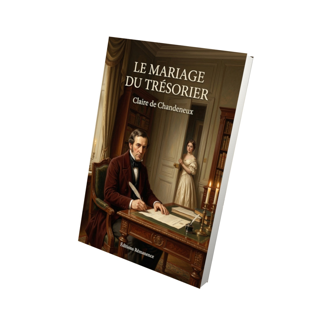 Livre Le Mariage du trésorier par Claire de Chandeneux - Vue 3D - Editions Remanence