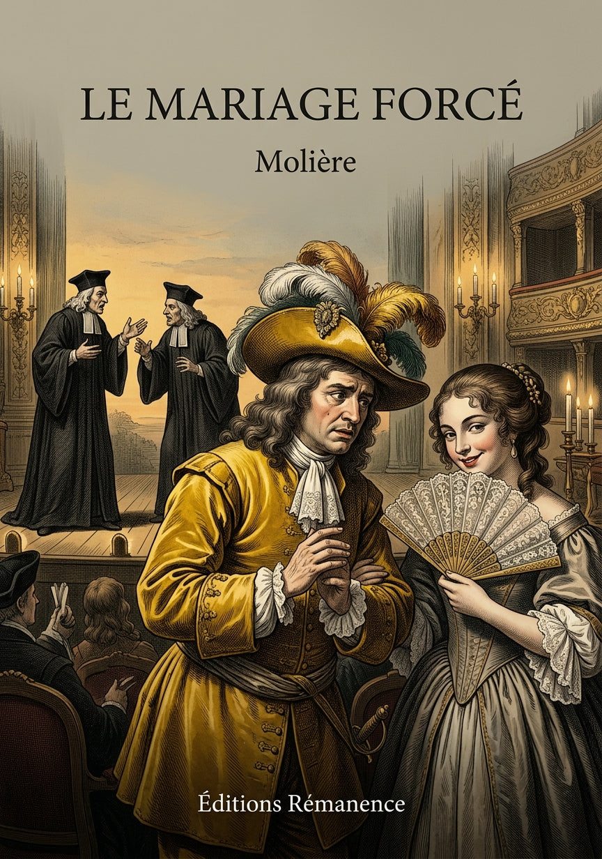 Livre Le Mariage forcé par Molière - Couverture - Editions Remanence