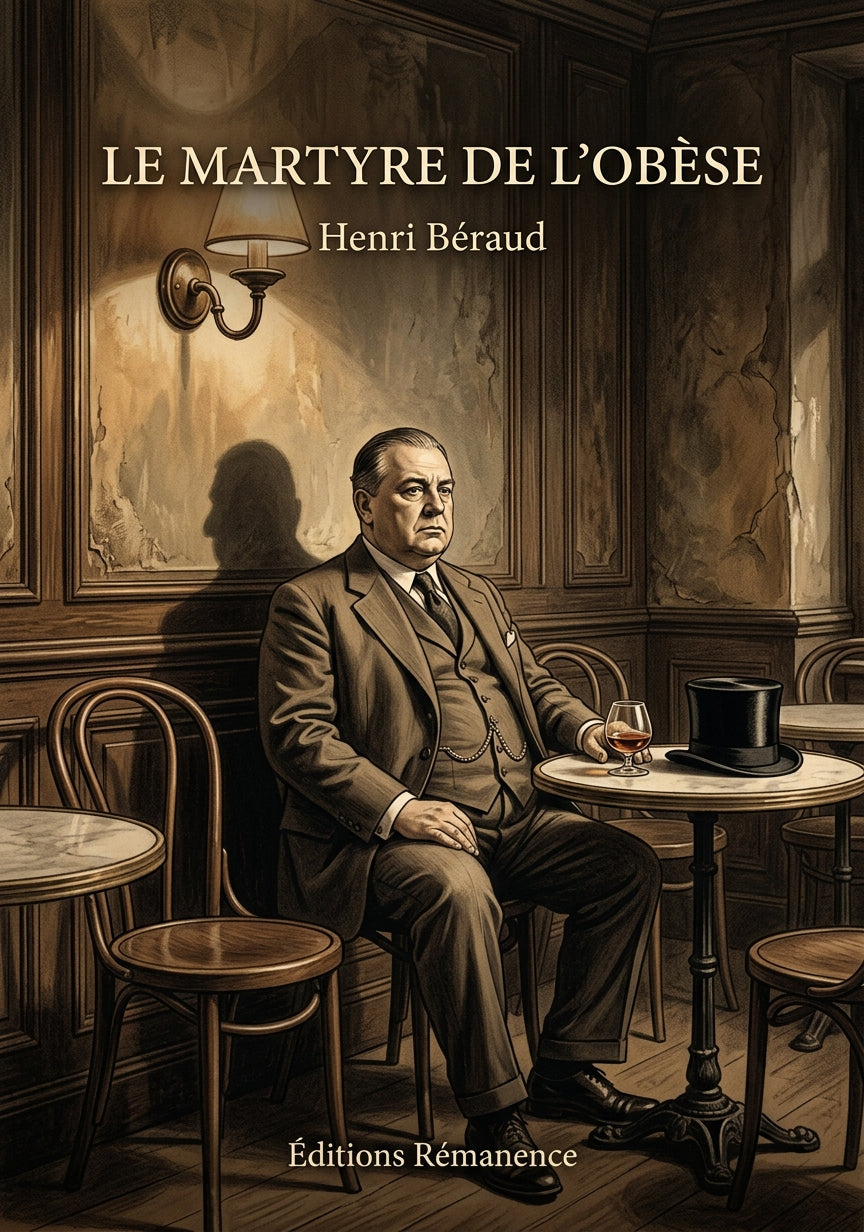 Livre Le Martyre de l’obèse par Henri Béraud - Couverture - Editions Remanence