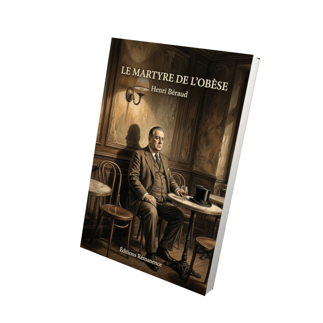 Livre Le Martyre de l’obèse par Henri Béraud - Vue 3D - Editions Remanence