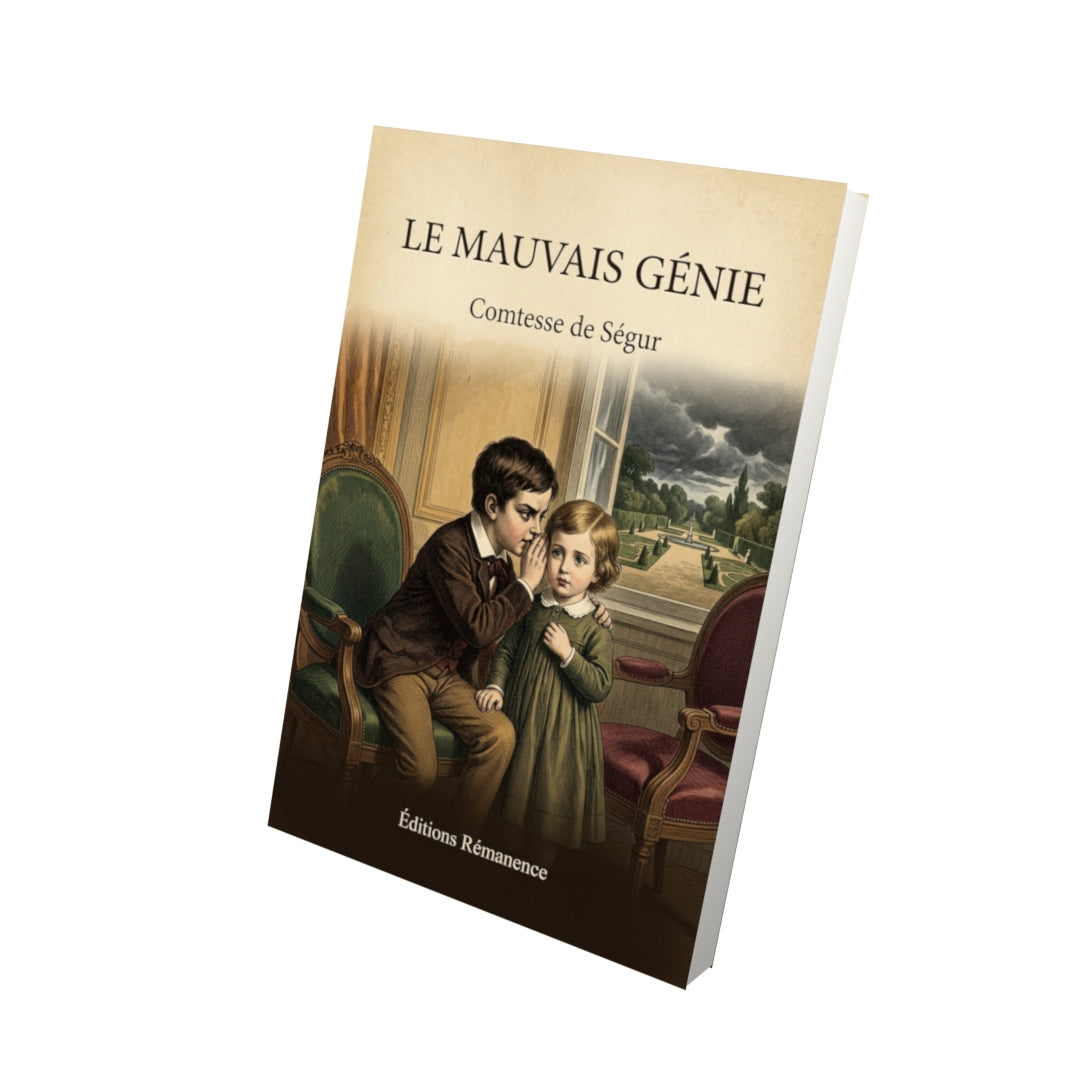 Livre Le Mauvais Génie - Comtesse de Ségur - Vue 3D - Editions Remanence