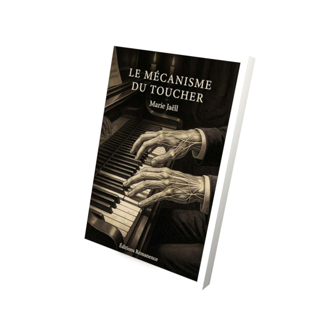 Livre Le mécanisme du toucher par Marie Jaëll - Vue 3D - Editions Remanence