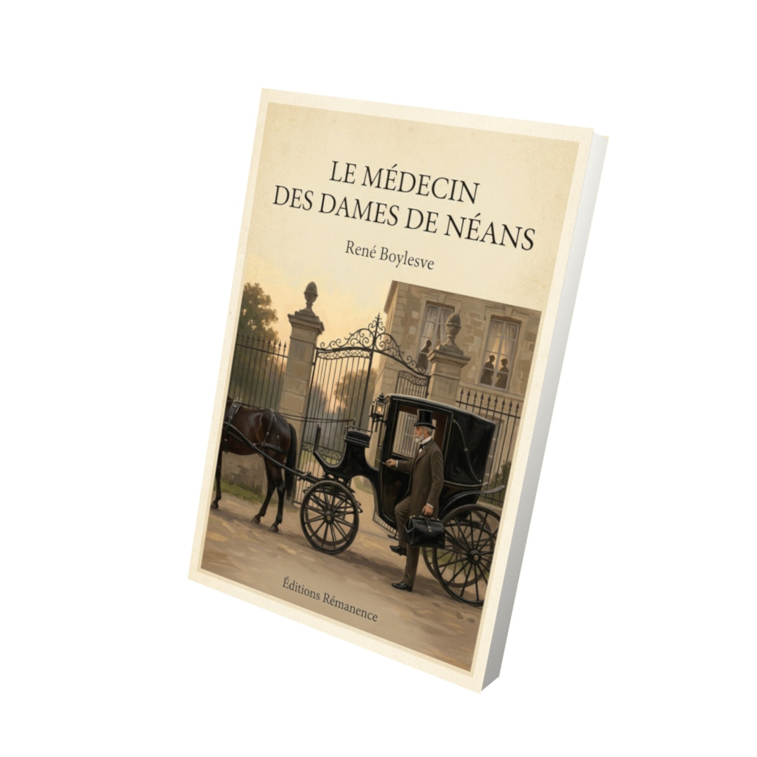 Livre Le Médecin des Dames de Néans - René Boylesve - Vue 3D - Editions Remanence
