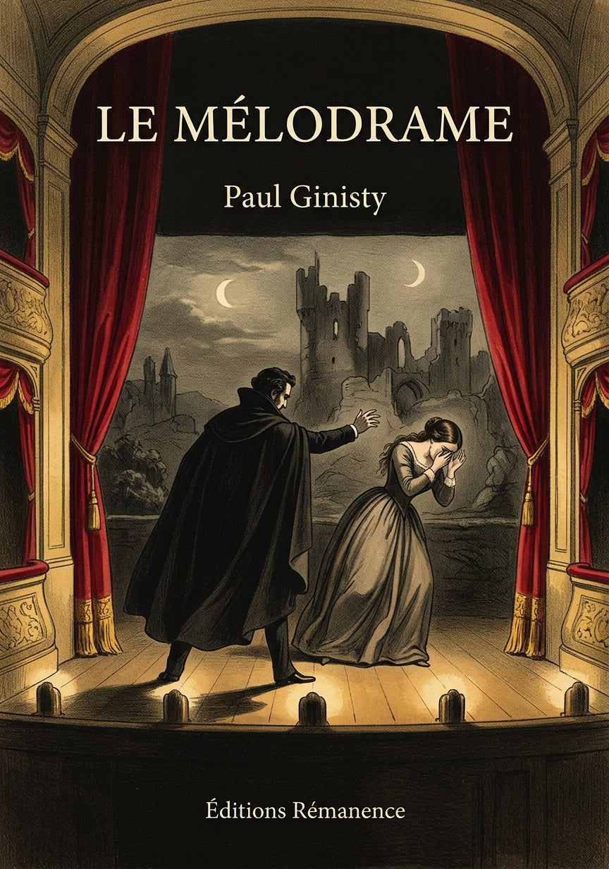 Livre Le Mélodrame par Paul Ginisty - Couverture - Editions Remanence