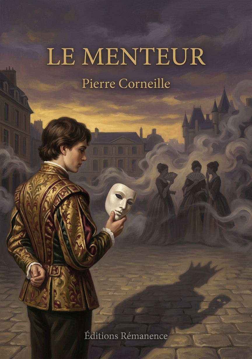 Livre Le Menteur par Pierre Corneille - Couverture - Editions Remanence