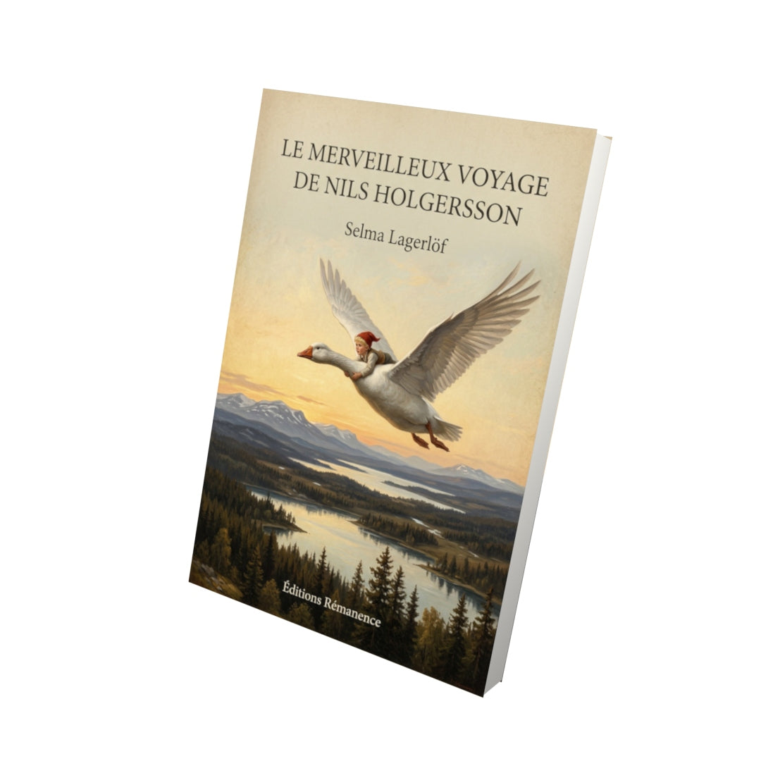 Livre Le Merveilleux voyage de Nils Holgersson - Selma Lagerlöf - Vue 3D - Editions Remanence