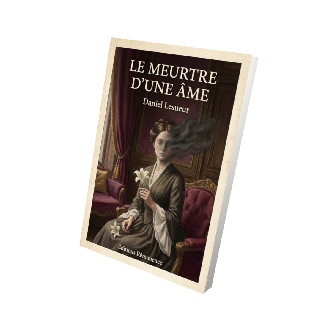 Livre Le meurtre d'une âme - Daniel Lesueur - Vue 3D - Editions Remanence