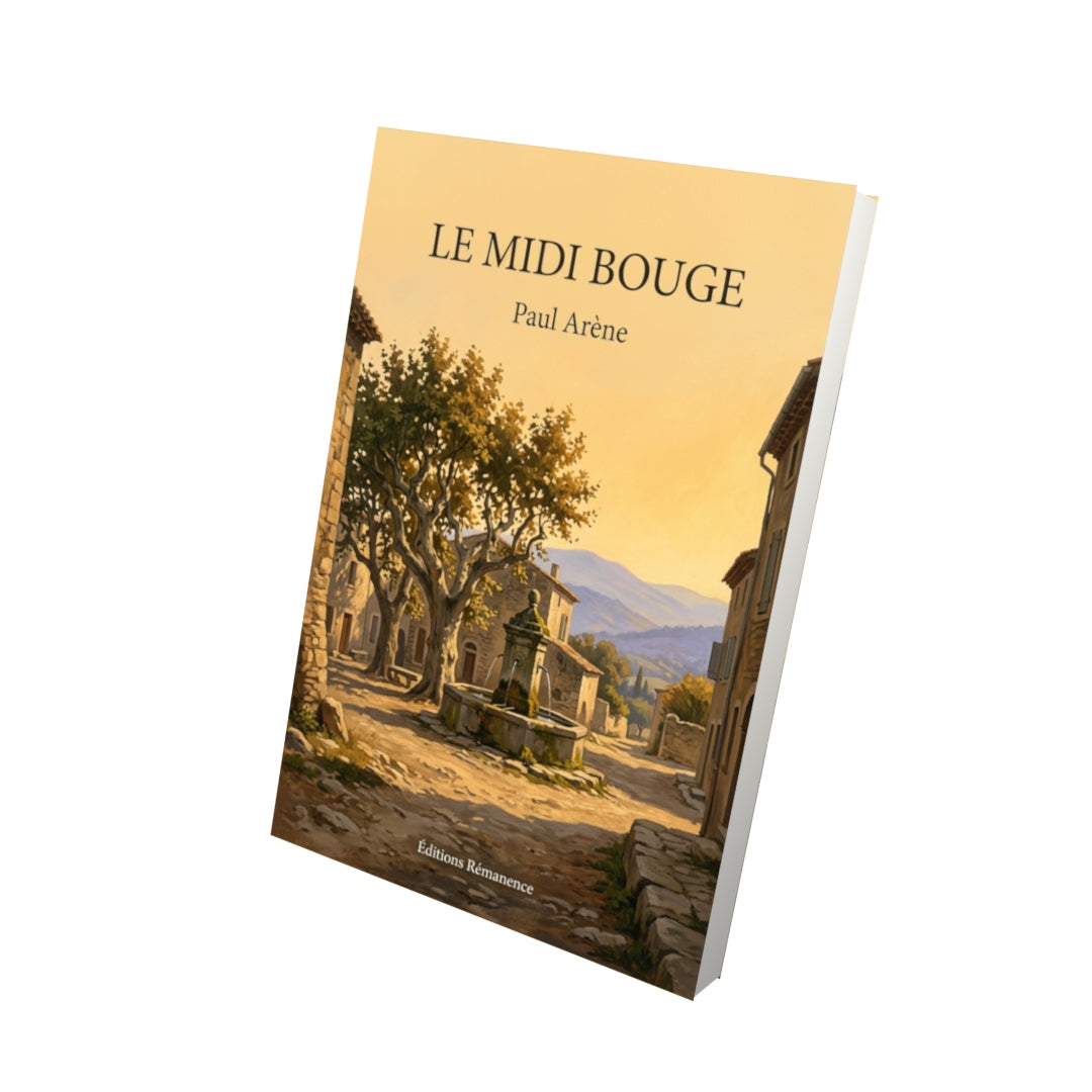 Livre Le Midi bouge par Paul Arène - Vue 3D - Editions Remanence