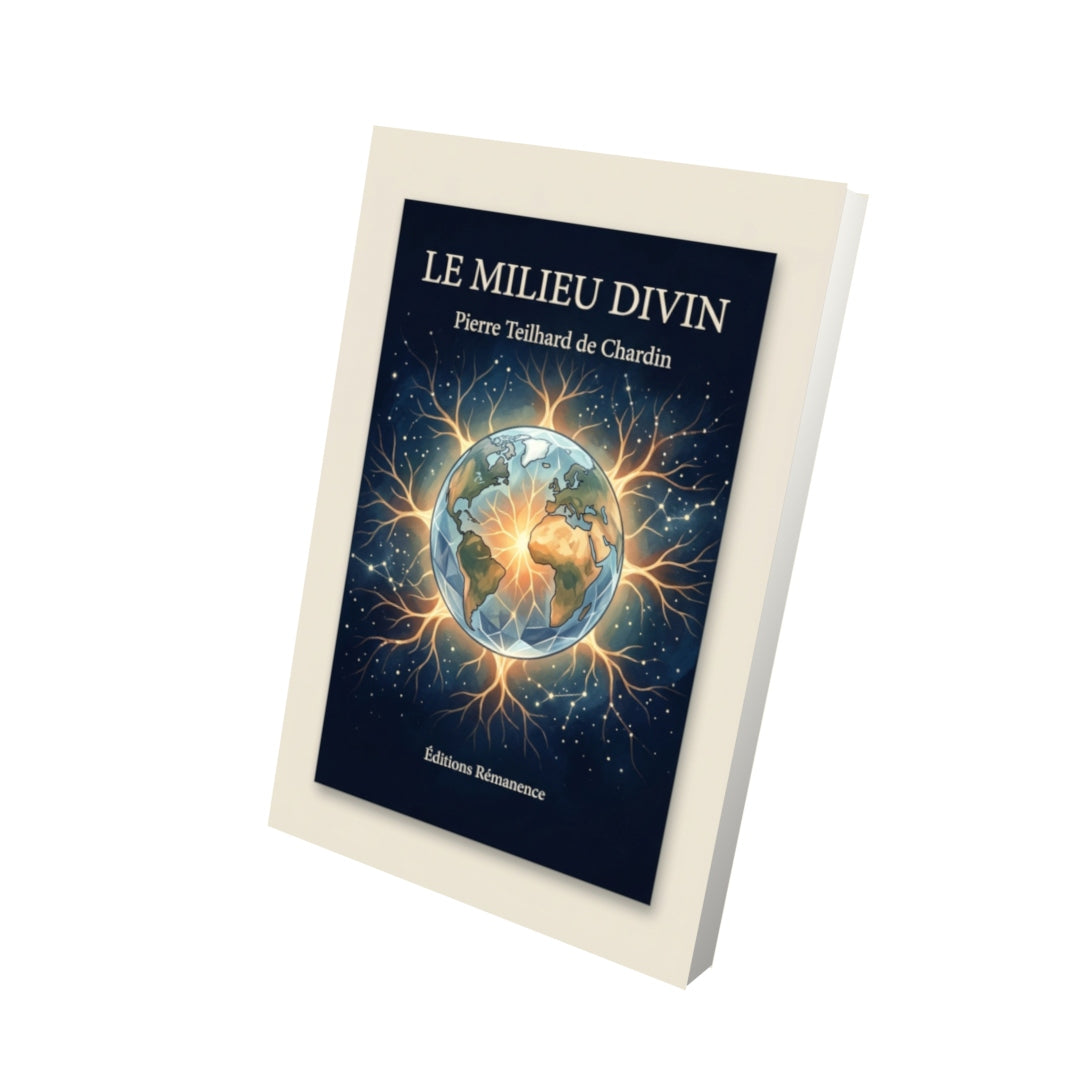 Livre Le Milieu divin par Pierre Teilhard de Chardin - Vue 3D - Editions Remanence