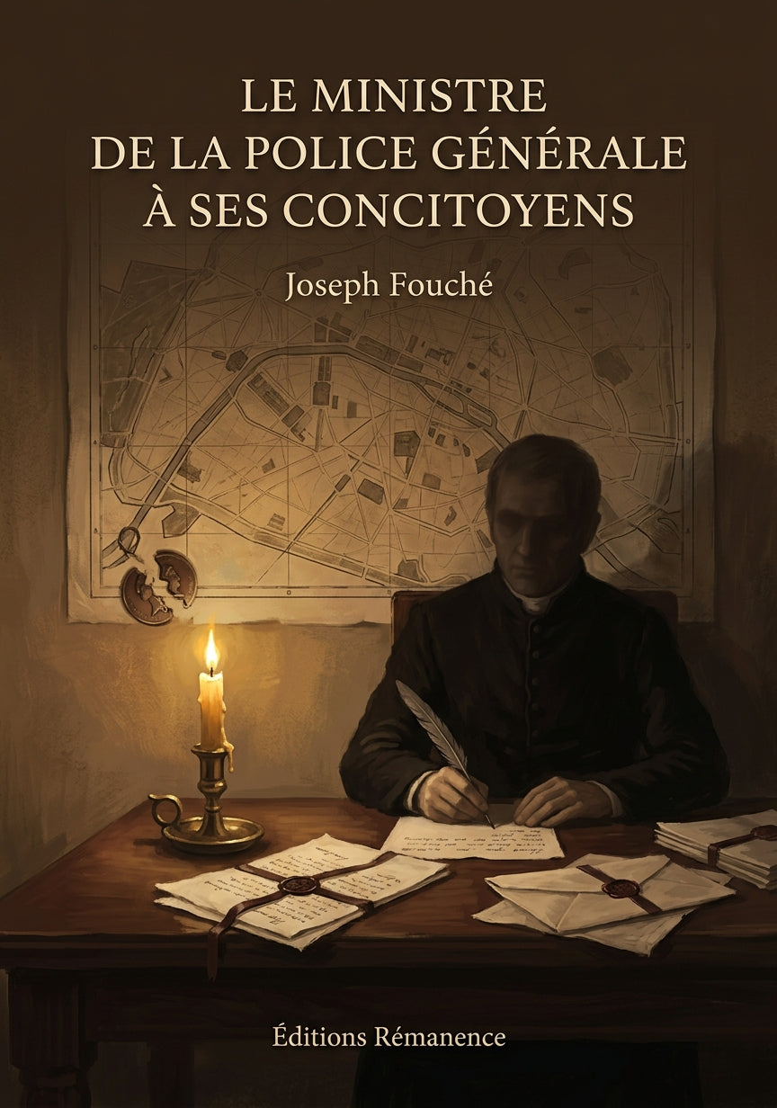 Livre Le Ministre de la police générale à ses concitoyens par Joseph Fouché - Couverture - Editions Remanence