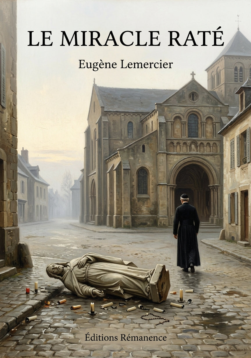 Livre Le Miracle raté par Eugène Lemercier - Couverture - Editions Remanence