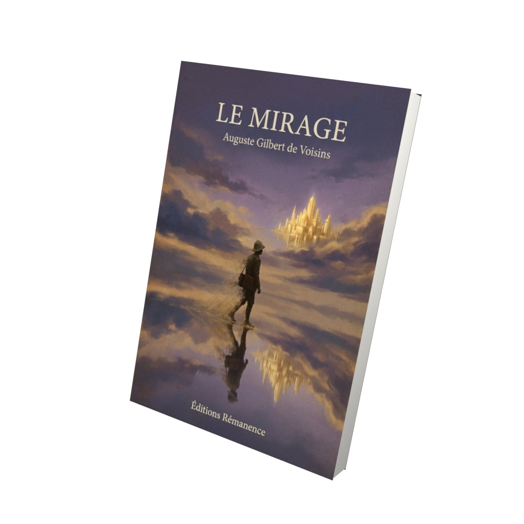 Livre Le Mirage - Auguste Gilbert de Voisins - Vue 3D - Editions Remanence