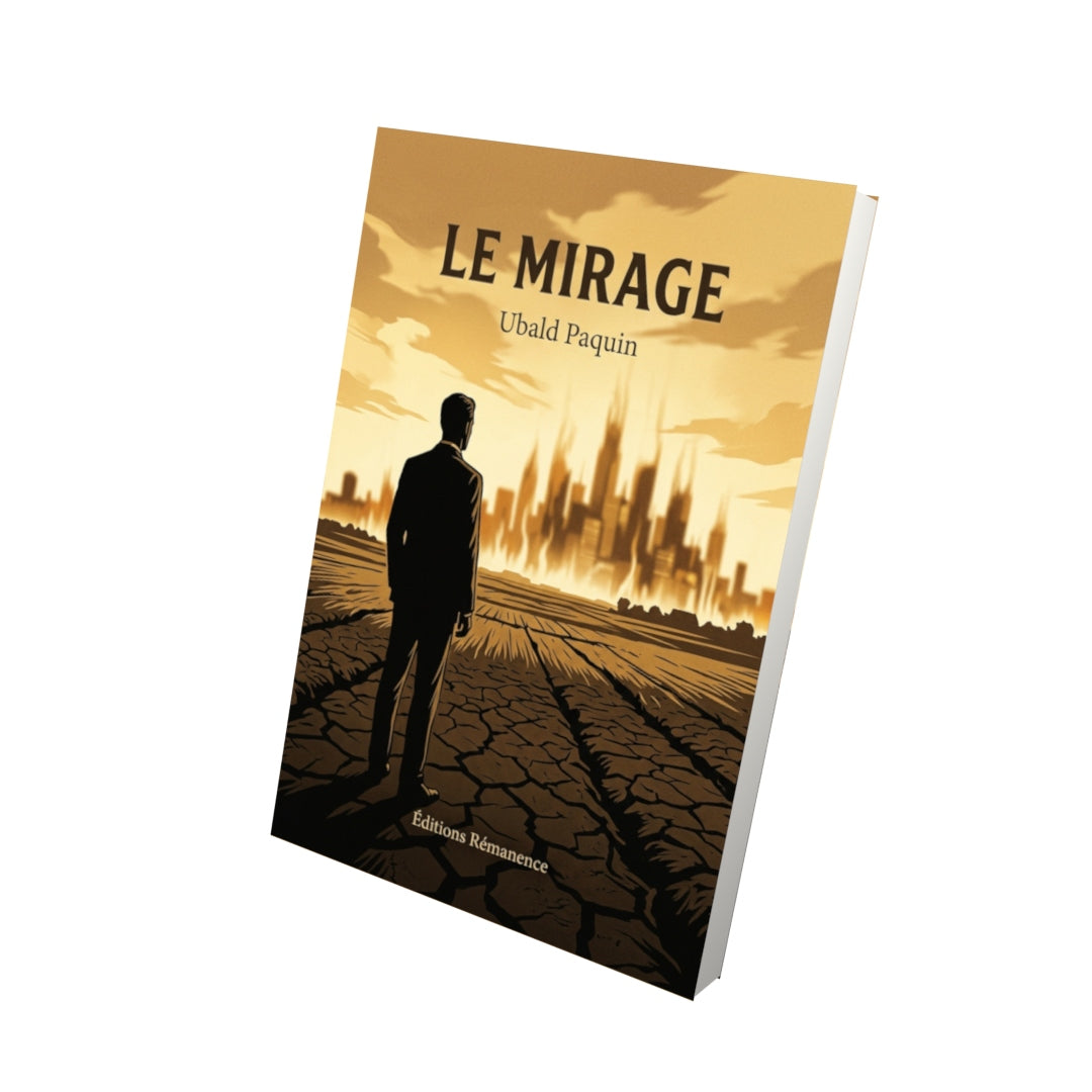 Livre Le Mirage par Georges Rodenbach - Vue 3D - Editions Remanence