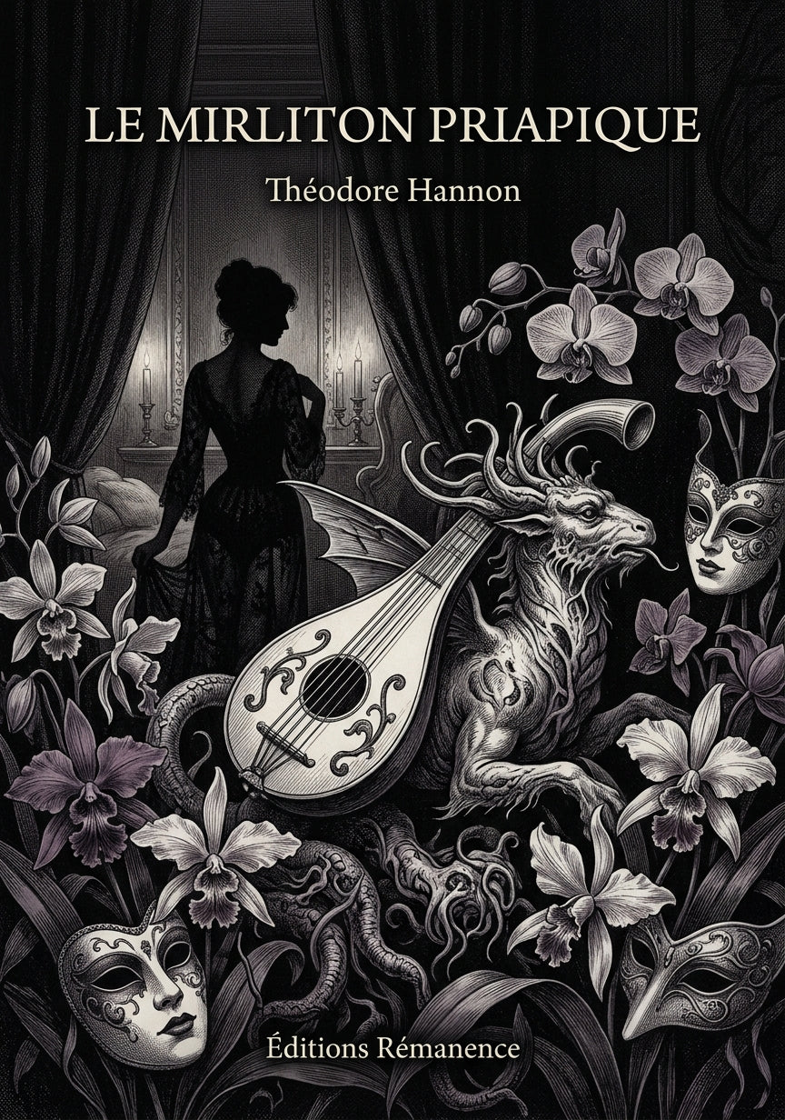 Livre Le Mirliton priapique par Théodore Hannon - Couverture - Editions Remanence