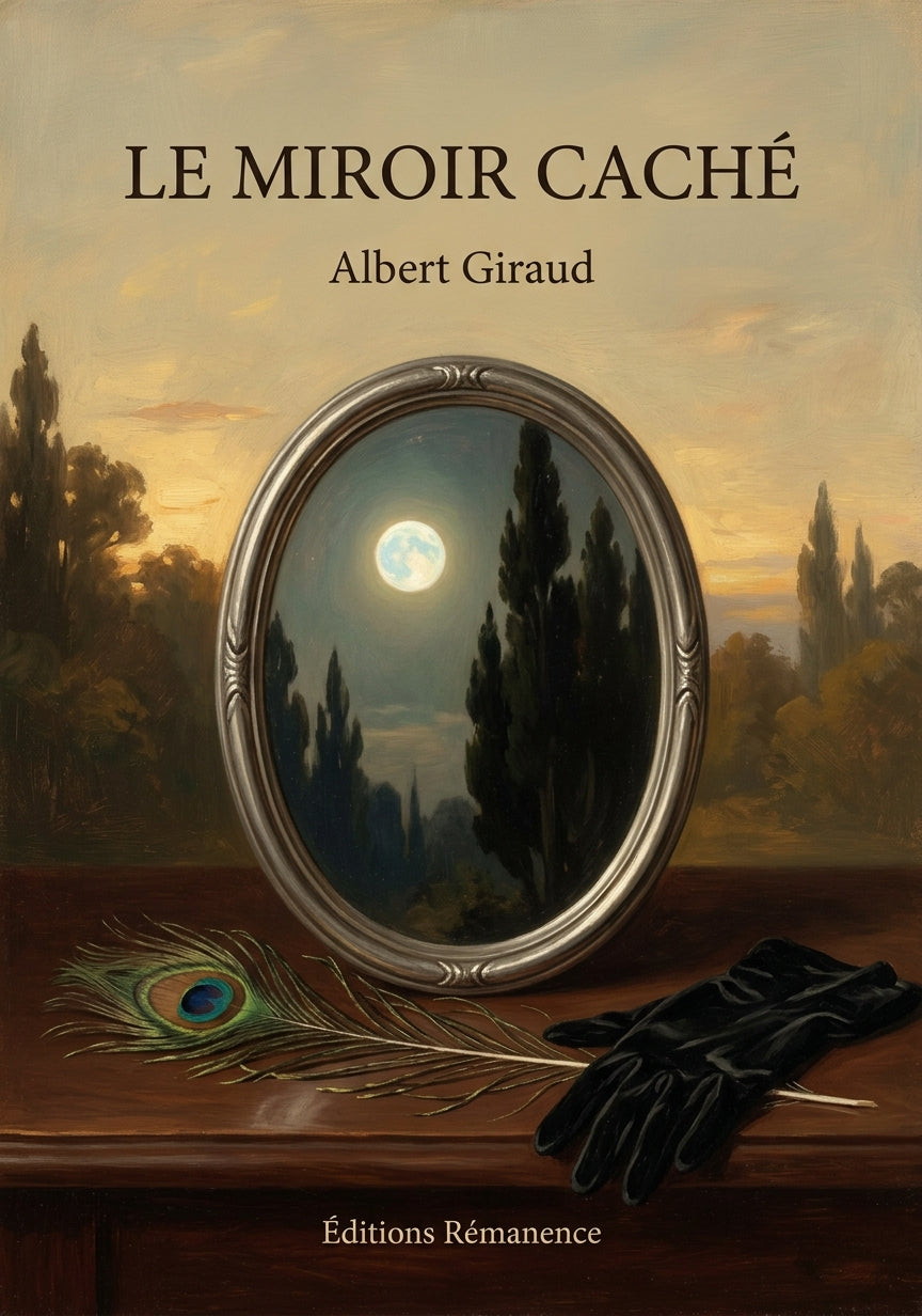 Livre Le Miroir caché par Albert Giraud - Couverture - Editions Remanence