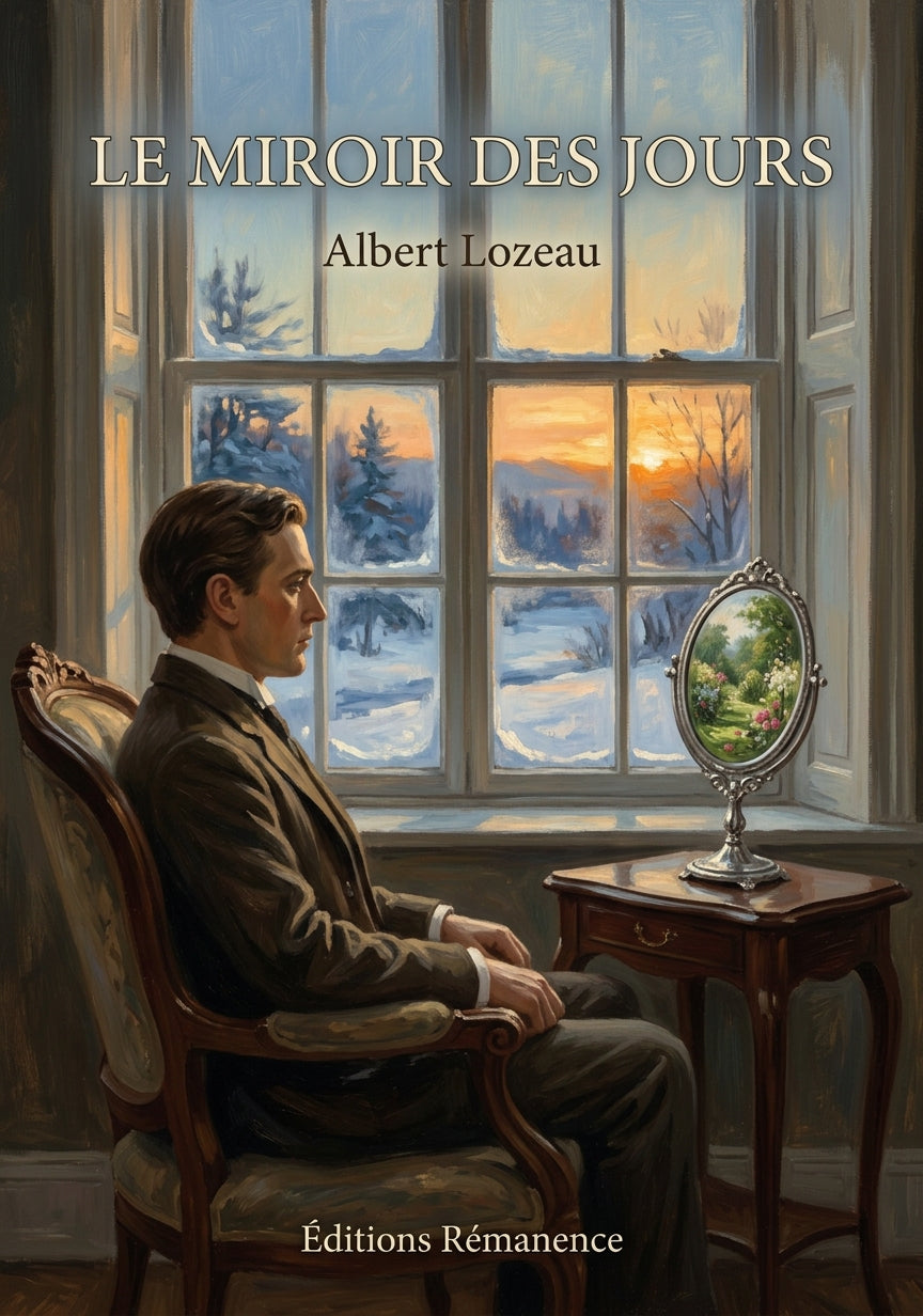 Livre Le Miroir des jours par Albert Lozeau - Couverture - Editions Remanence