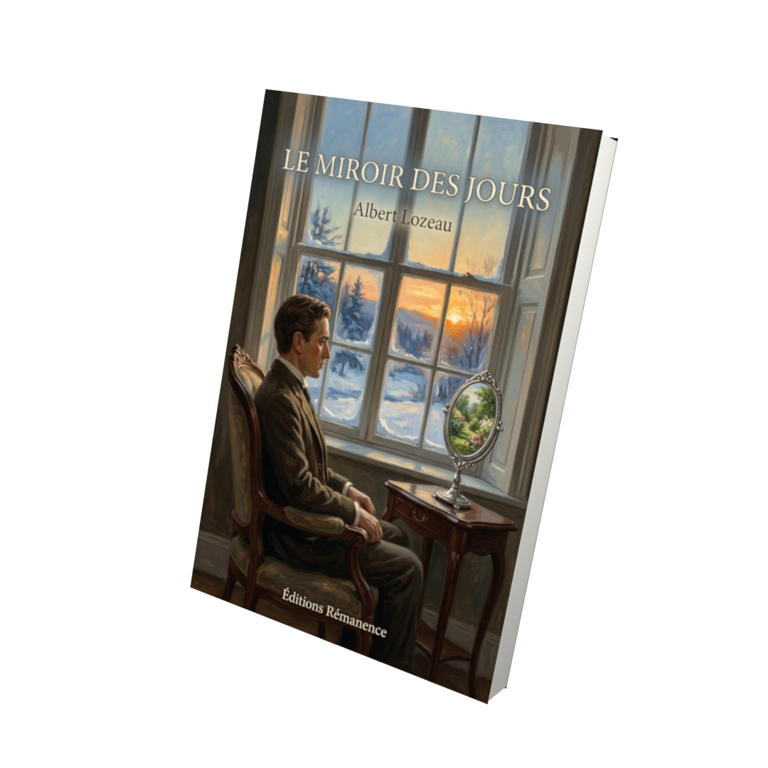 Livre Le Miroir des jours par Albert Lozeau - Vue 3D - Editions Remanence
