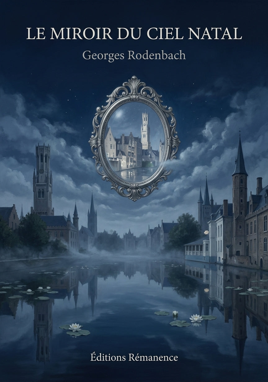 Livre Le Miroir du ciel natal par Georges Rodenbach - Couverture - Editions Remanence