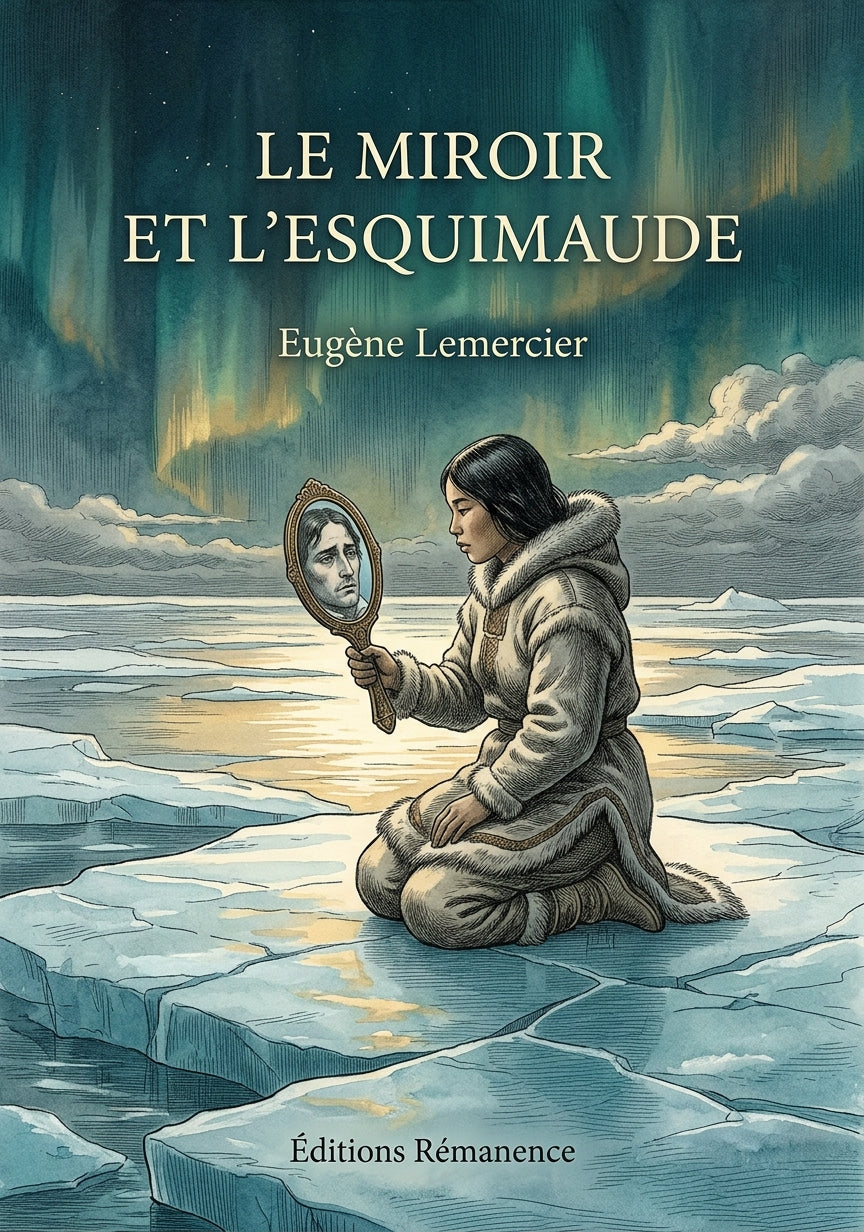 Livre Le Miroir et l’Esquimaude par Eugène Lemercier - Couverture - Editions Remanence