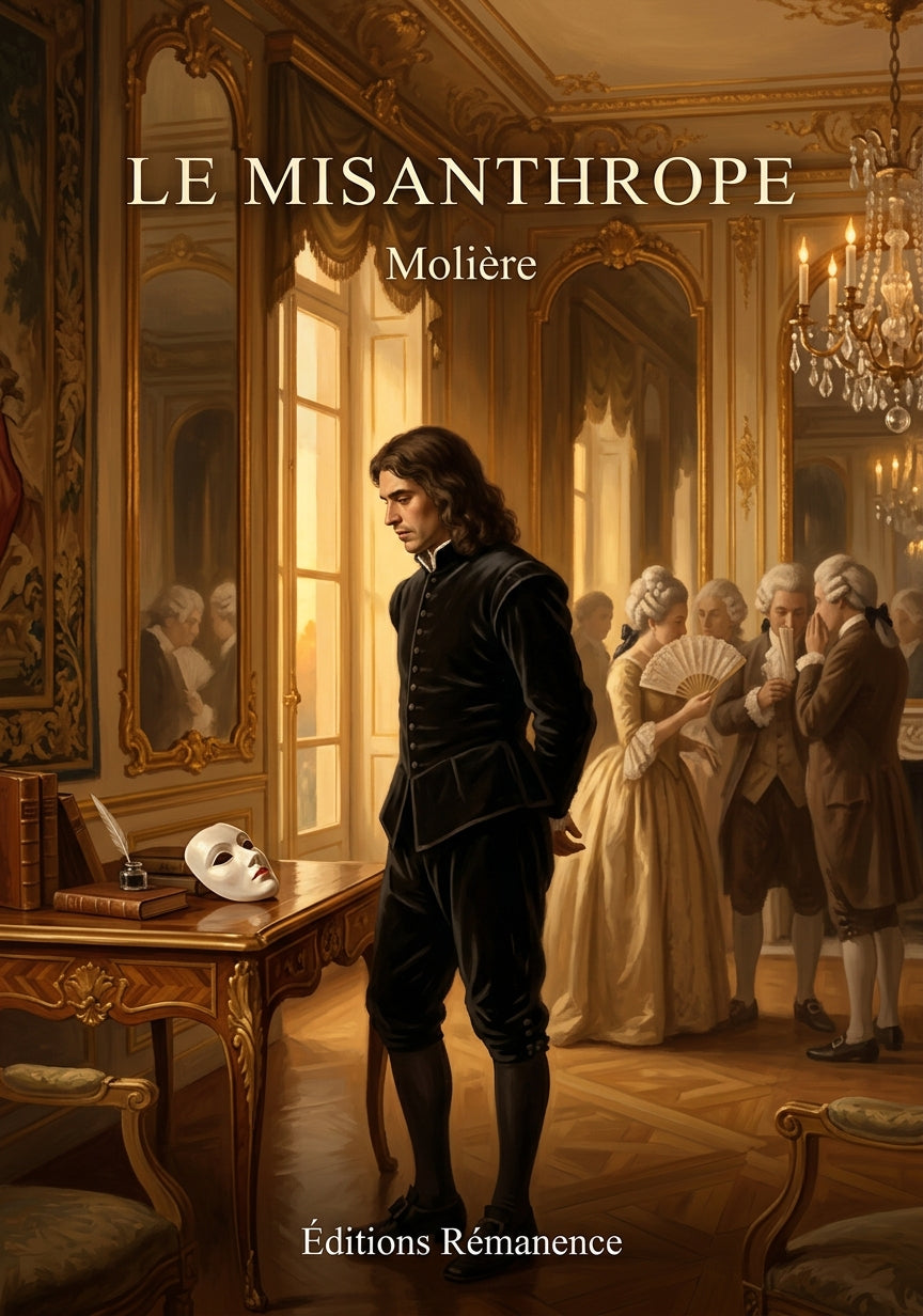 Livre Le Misanthrope par Molière - Couverture - Editions Remanence