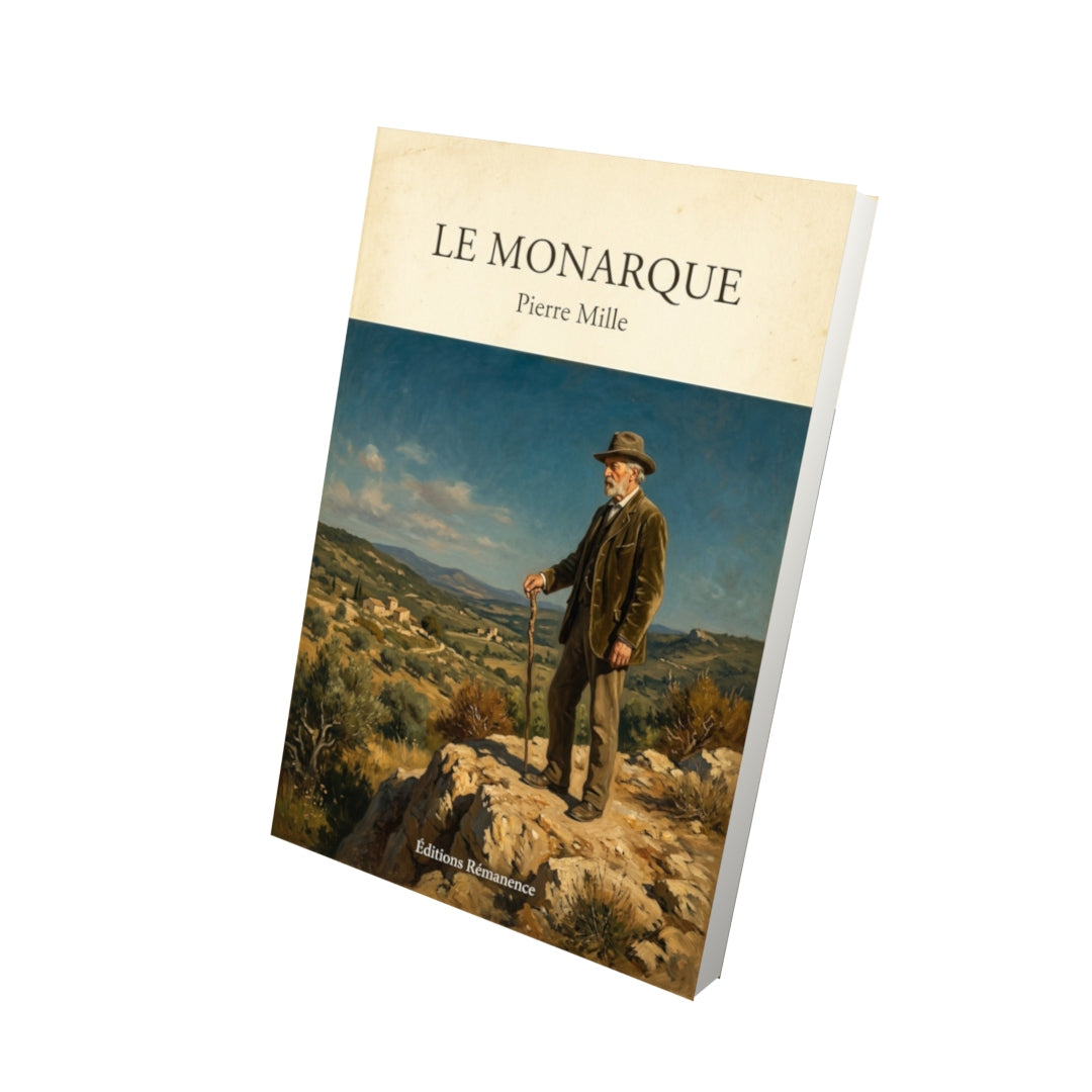 Livre Le monarque - Pierre Mille - Vue 3D - Editions Remanence